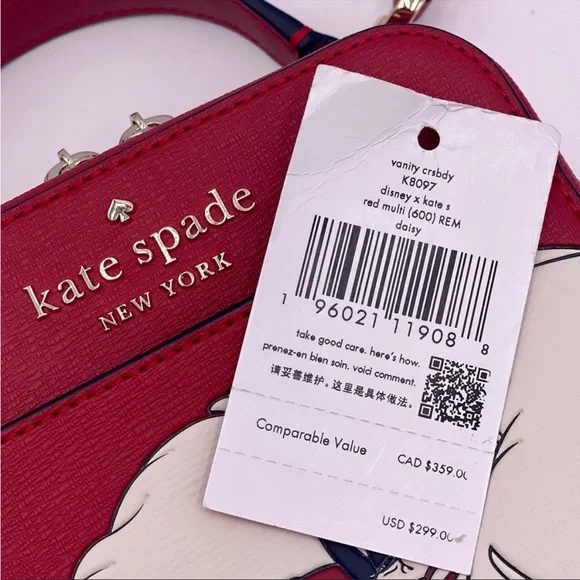 ❤️ Kate Spade New York C Disney VanityCruella Crossbody Bag New